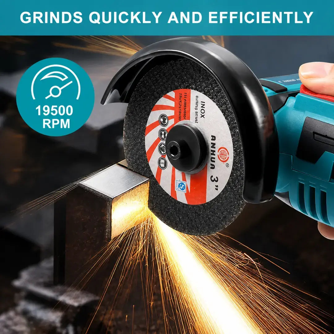 Dynabrax PRO Grinder Electric Multi-Sander for Metal, Wood, Tile + Battery + Charger included
